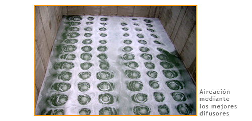 Aireaci�n mediante los mejores difusores.